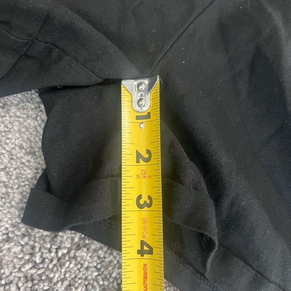 Zenana Black Sleeveless Linen Rayon Pockets Romper Casual  Women’s Size US 8 - Picture 6 of 11